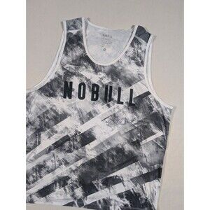 NoBull Tank Top Mens XL Gray Tie Dye Crossfit Workout Shirt Artists For Humanity